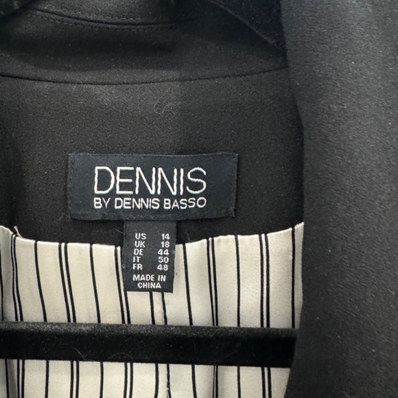 Dennis Basso Luxe Crepe Notched Collar Blazer - Picture 4 of 4